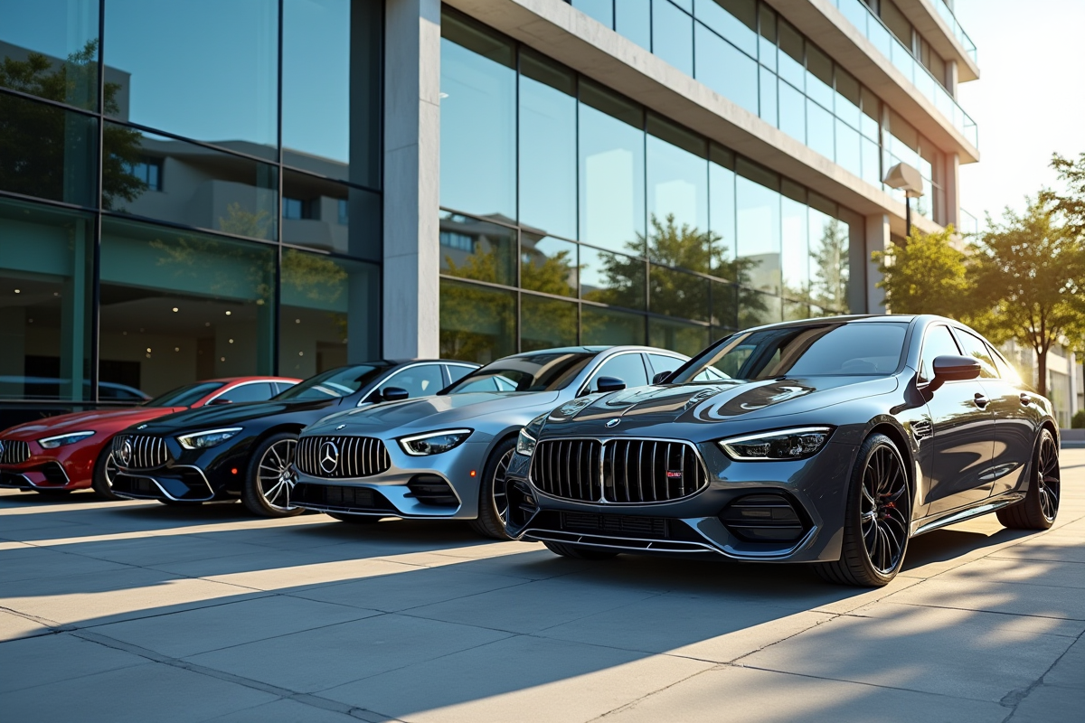 Blasons de constructeurs automobiles représentant la compétition mondiale